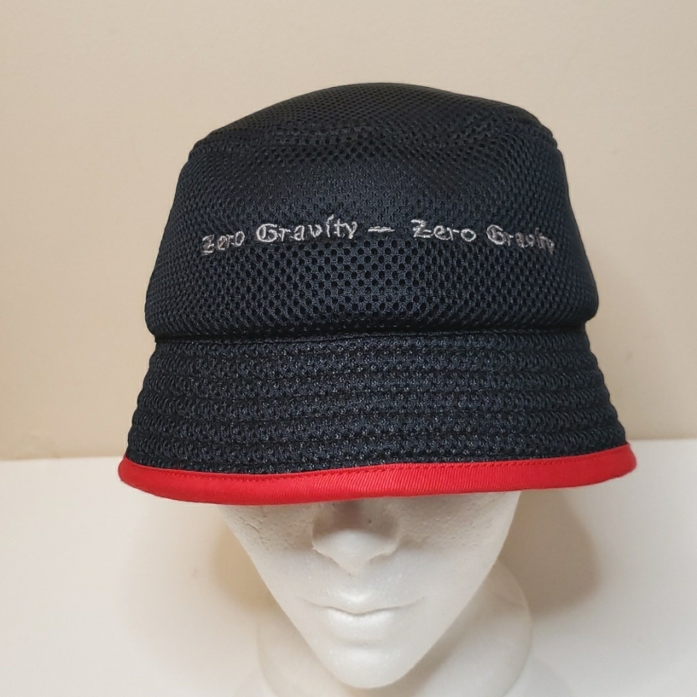 Zero Gravity black mesh bucket Hat EUC